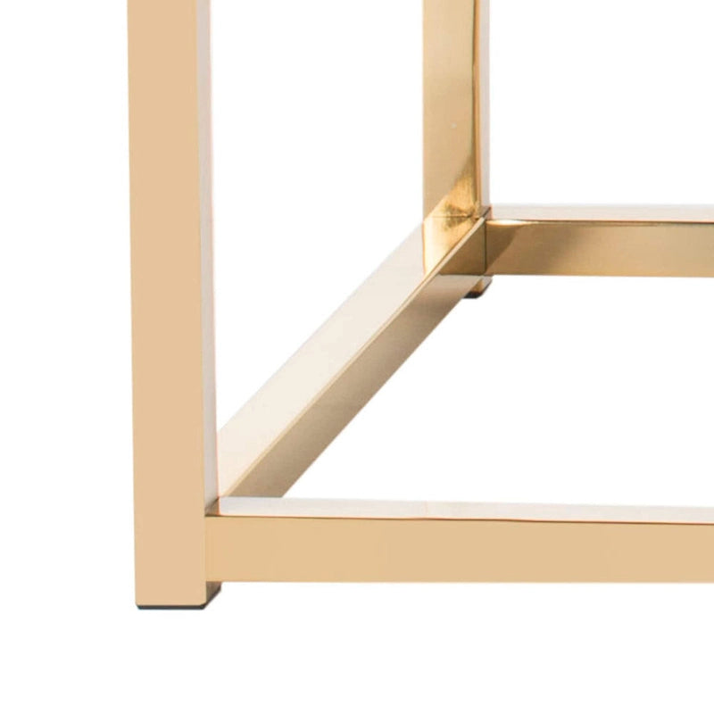 Banc d'appoint rembourré marine, siège touffeté, structure métallique Parsons, pour entrée ou chambre à coucher