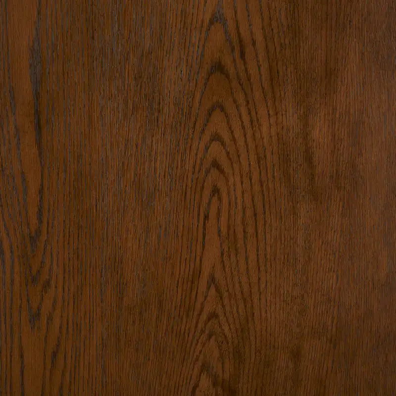 Table à manger ronde en bois charbon de bois base en V inclinée style bistrot français contemporain
